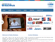 Tablet Screenshot of mediamultiples.com